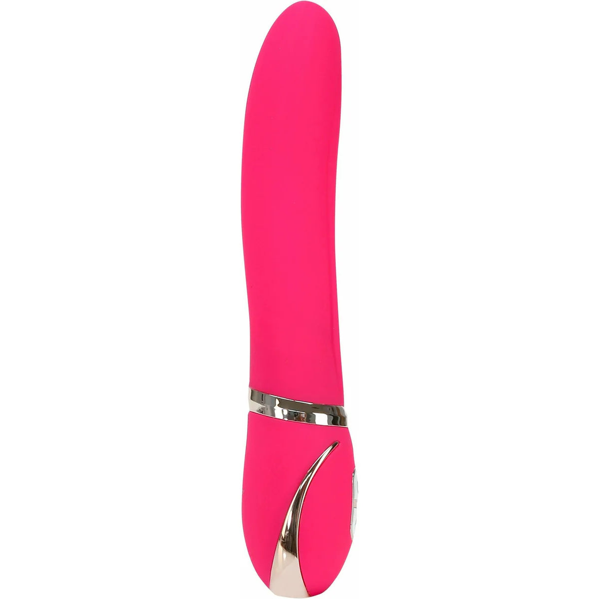Vibe Couture Glam Up Silicone Vibrator, Pink, Product Image, Side View