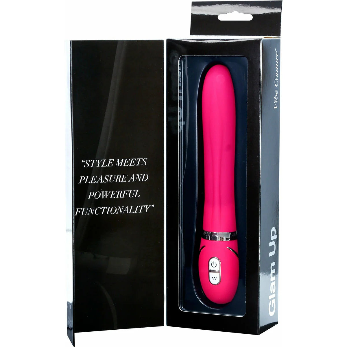 Vibe Couture Glam Up Silicone Vibrator, Pink, Open Box