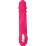 Vibe Couture Rabbit Skater Thrusting Vibrator, Pink, Product Image, Front View