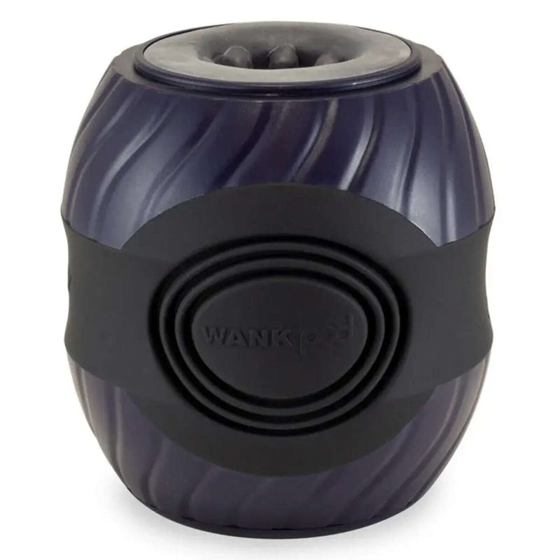 Wank Pod Portal Vibrating Stroker, Blue, Product Image, Front