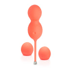 We-Vibe Bloom Vibrating Kegel Balls, Product Image, Product and Attachment Heads