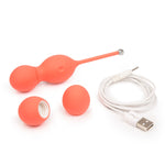 We-Vibe Bloom Vibrating Kegel Balls, Product with Weighted Attachment Heads and USB Magnetic Charger