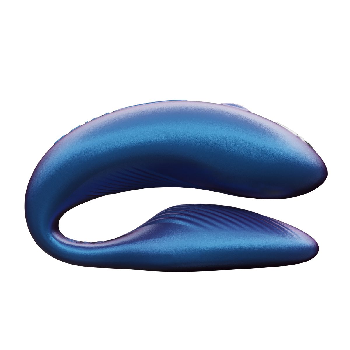 We-Vibe Chorus Couples Vibrator, Blue, Product Image, Side View