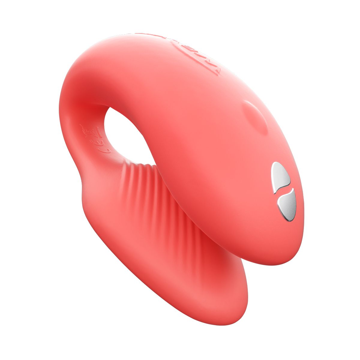 We-Vibe Chorus Couples Vibrator, Coral, Product Image, Front Angle