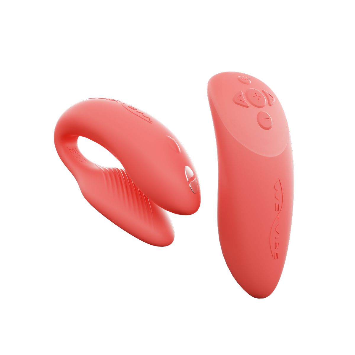 We-Vibe Chorus Couples Vibrator, Coral, Couples Vibrator with Remote Control
