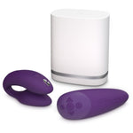 We-Vibe Chorus Couples Vibrator, Purple, Couples Vibrator with Remote Control and Vibrator Storage Case
