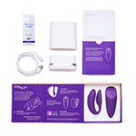 We-Vibe Chorus Couples Vibrator, Purple, Box Contents
