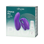 We-Vibe Chorus Pro Couples Vibrator, Purple, Product Box, Front Left Angle