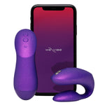 We-Vibe Chorus Pro Couples Vibrator, Purple, Couples Vibrator & Remote with App-Control Feature