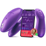 We-Vibe Chorus Pro Couples Vibrator, Purple, Couples Vibrator with Remote and App Control Feature