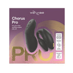 We-Vibe Chorus Pro Couples Vibrator, Satin Black, Product Box, Front