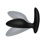 We-Vibe Ditto+ Small Vibrating Butt Plug, Satin Black, Flexible Positions