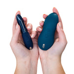 We-Vibe Forever Favorites Special Edition Set, Blue Tango and Green Touch, Products in Hand