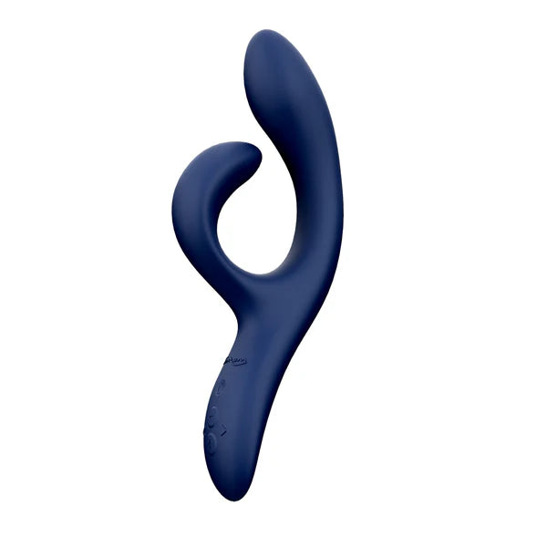 We-Vibe Nova 2 Rabbit Vibrator, Midnight Blue, Product Image, Side View