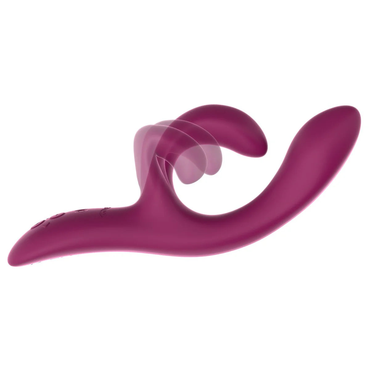 We-Vibe Nova 2 Rabbit Vibrator, Pink, Bendable Clitoral Stimulator