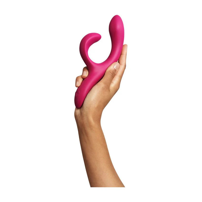 We-Vibe Nova 2 Rabbit Vibrator, Pink, Held in Hand