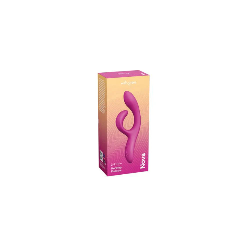 We-Vibe Nova 2 Rabbit Vibrator, Pink, Product Box