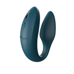 We-Vibe Sync 2 Couples Vibrator, Green Velvet, Product Image, Facing Upwards