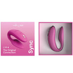 We-Vibe Sync 2 Couples Vibrator, Pink, Open Box, Top View
