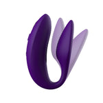 We-Vibe Sync 2 Couples Vibrator, Purple, Product Image, Facing Upwards showing Flexible Positions