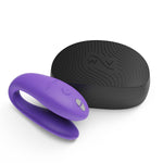 We-Vibe Sync Go Couples Vibrator, Purple, Couples Vibrator with Storage Case