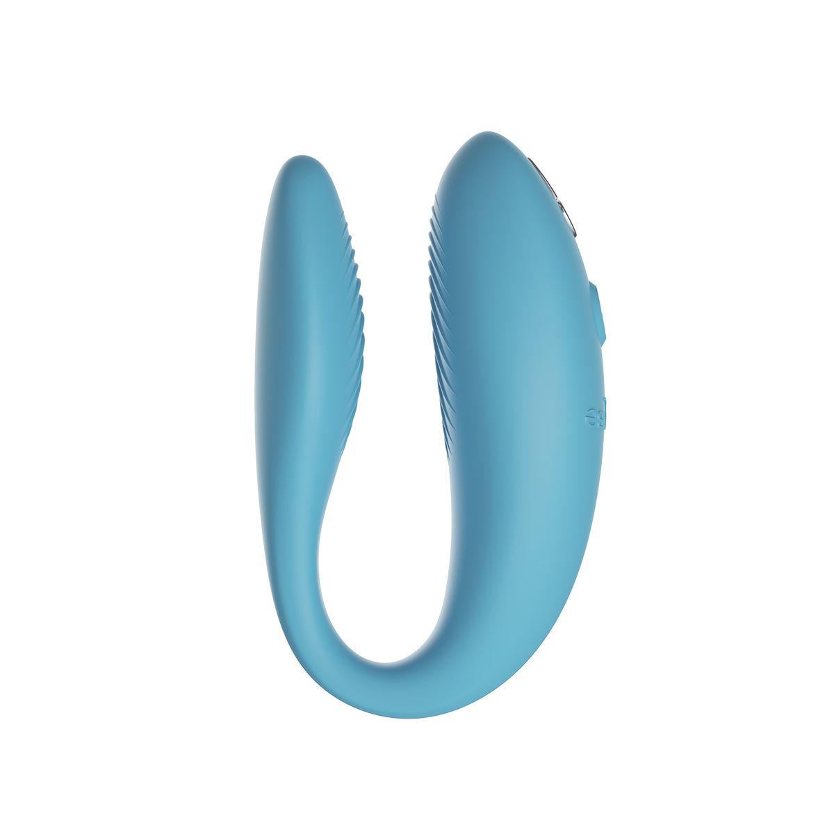 We-Vibe Sync Go Couples Vibrator, Turquoise, Product Image, Facing Upwards