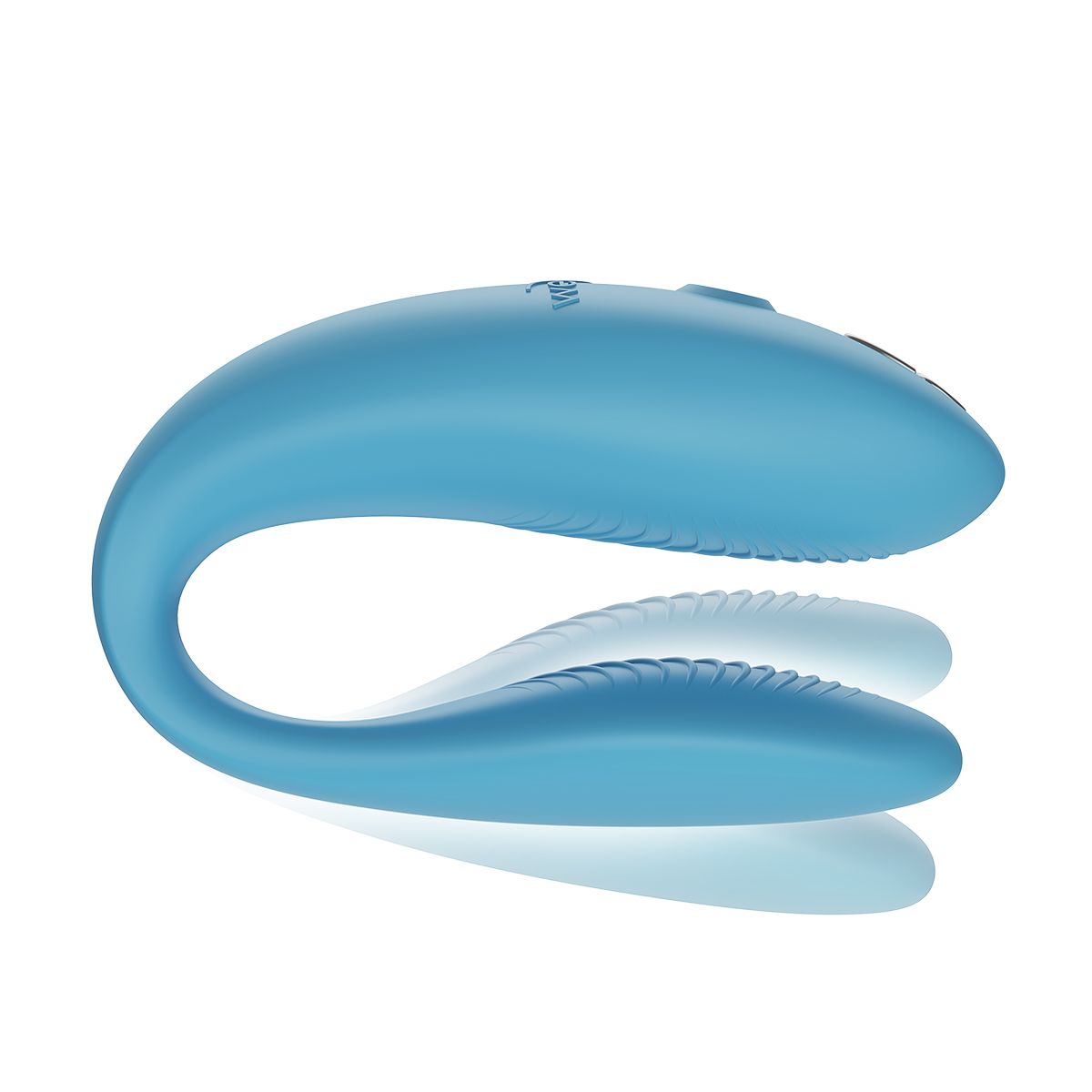 We-Vibe Sync Go Couples Vibrator, Turquoise, Flexible Positions