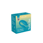 We-Vibe Sync Go Couples Vibrator, Turquoise, Product Box