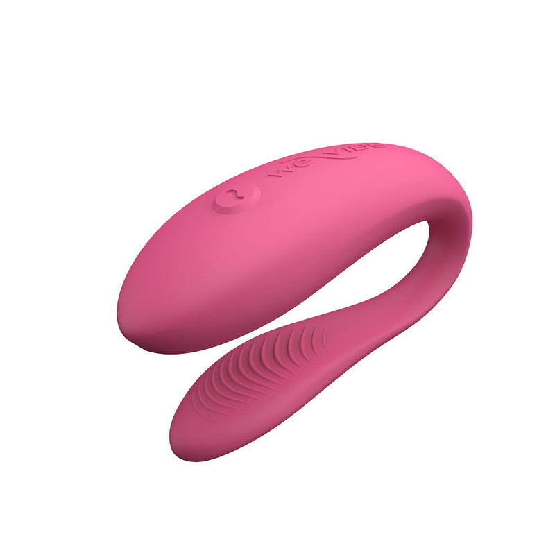 We-Vibe Sync Lite Couples Vibrator, Pink, Product Image, Front Right Angle