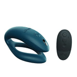 We-Vibe Sync O Couples Vibrator, Green Velvet, Couples Vibrator with Remote Control