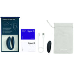 We-Vibe Sync O Couples Vibrator, Green Velvet, Box Contents