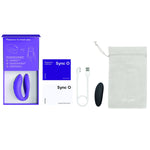 We-Vibe Sync O Couples Vibrator, Purple, Box Contents