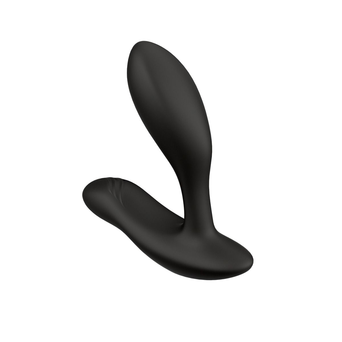 We-Vibe Vector+ Prostate Vibrator, Charcoal Black, Product Image, Right Side Angle