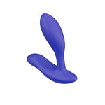 We-Vibe Vector+ Prostate Vibrator, Royal Blue, Product Image, Right Side Angle
