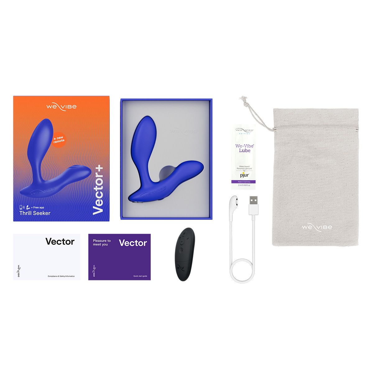 We-Vibe Vector+ Prostate Vibrator