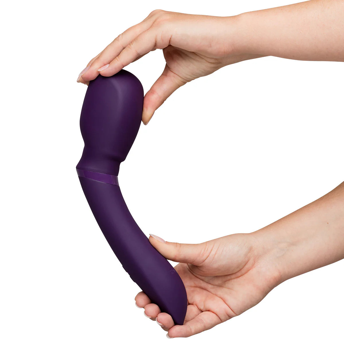We-Vibe Wand 2 App Controlled Wand Vibrator, Purple, Flexible Head Feature