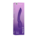 We-Vibe Wand 2 App Controlled Wand Vibrator, Purple, Product Box, Front
