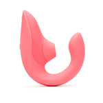 Womanizer Blend Rabbit Vibrator, Rose, Product Image, Side View