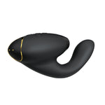 Womanizer Duo 2 Rabbit Sex Toy, Black, Product Image, Back Right Angle