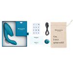 Womanizer Duo 2 Rabbit Sex Toy, Petrol, Box Contents