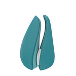 Womanizer Liberty 2 Clitoral Stimulator, Dark Petrol, Clitoral Stimulator with Cover Lid On
