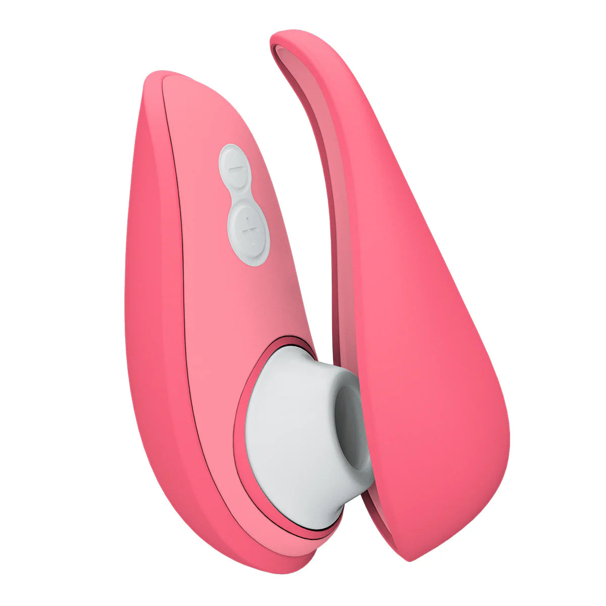 Womanizer Liberty 2 Clitoral Stimulator, Vibrant Rose, Product Image, Clitoral Stimulator with Cover Lid Off