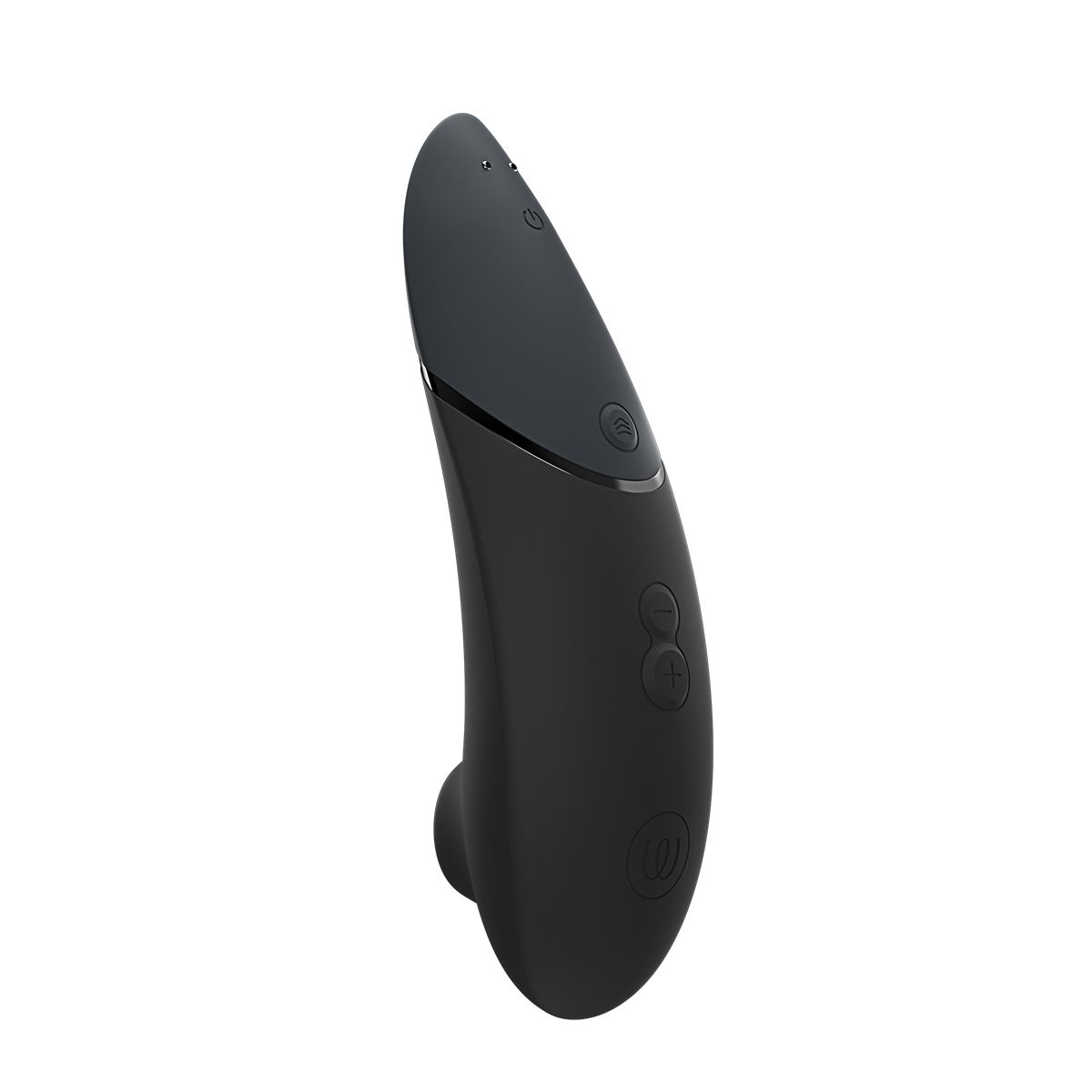 Womanizer Next Clitoral Stimulator, Black, Product Image, Back Left Angle