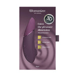 Womanizer Next Clitoral Stimulator, Purple, Product Box, Front View
