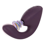 Womanizer Next Duo Clitoral Suction & G-Spot Vibrator, Dark Purple, Product Image,  Vibrator with 3D Pleasure Air Suction Effects