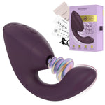 Womanizer Next Duo Clitoral Suction & G-Spot Vibrator, Dark Purple, Vibrator with 3D Pleasure Air Effect and Product Box and Contents