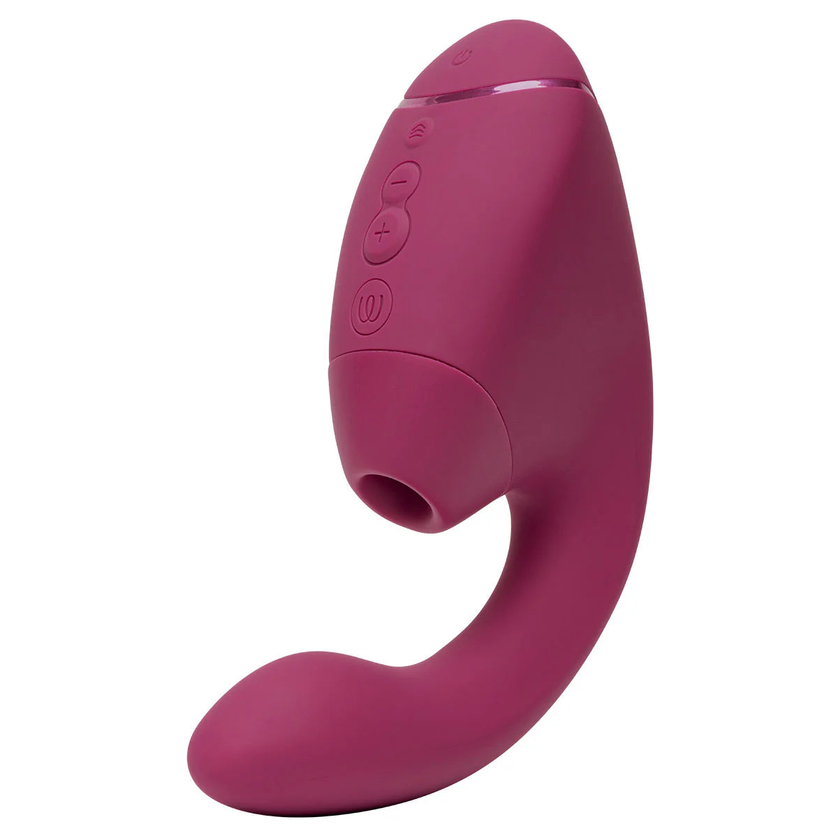 Womanizer Next Duo Clitoral Suction & G-Spot Vibrator, Dusky Pink, Product Image, Front Right Angle