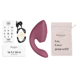 Womanizer Next Duo Clitoral Suction & G-Spot Vibrator, Dusky Pink, Box Contents