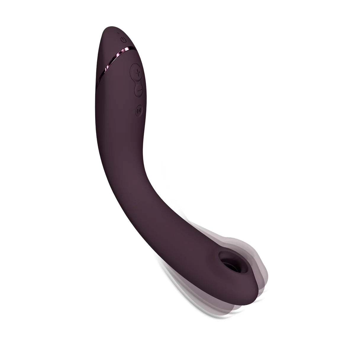 Womanizer OG G-Spot Vibrator, Aubergine, Product Image, Vibrating Effect