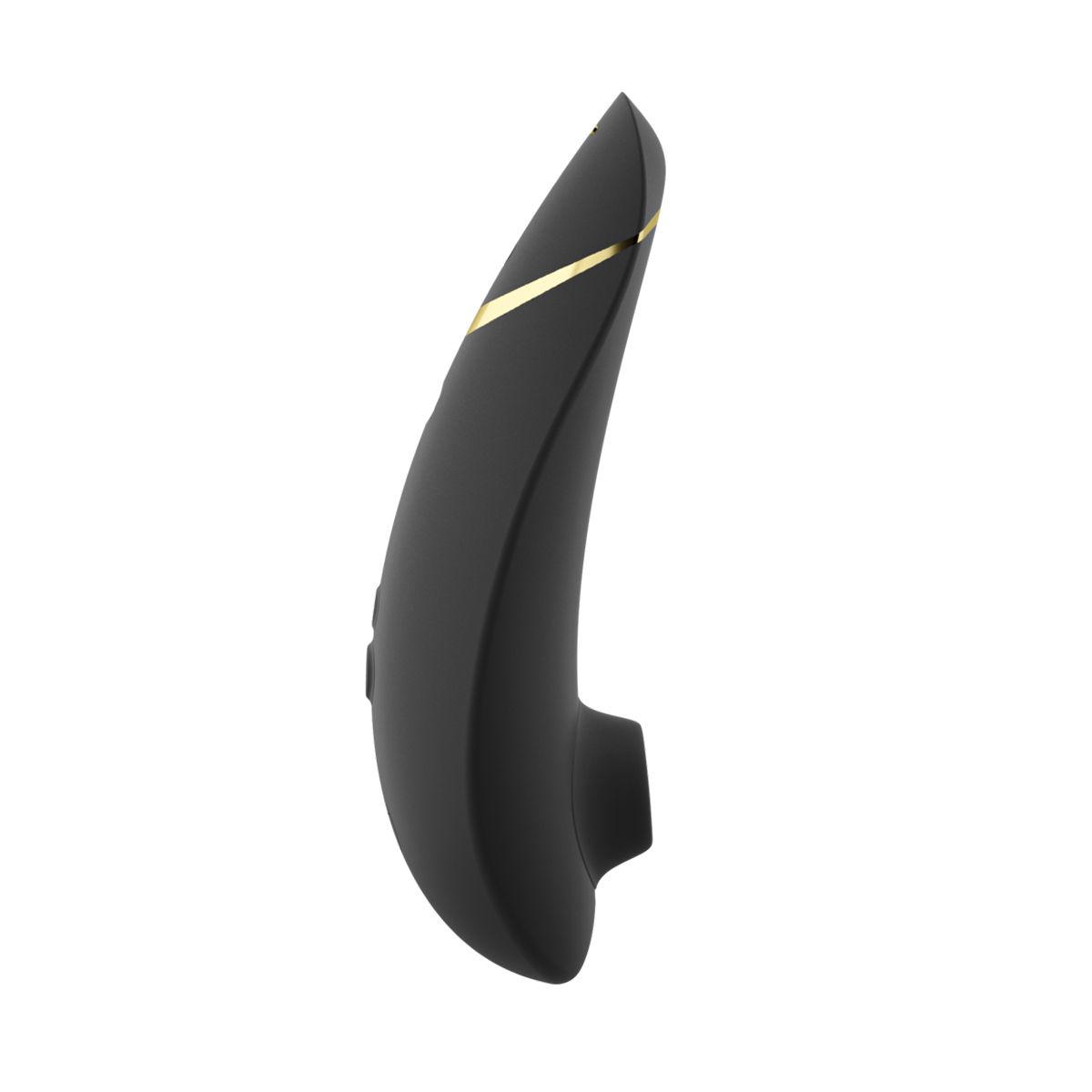 Womanizer Premium 2 Clitoral Stimulator, Black, Product Image, Side View